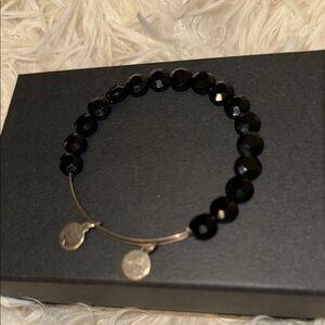 Chic Black Beaded Bracelet